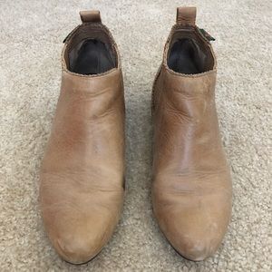 G.H Bass & Co. Tan Leather Booties